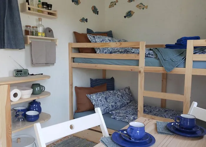 Schaeferwagen Gartenblick Nr 4 Campsite Radebeul